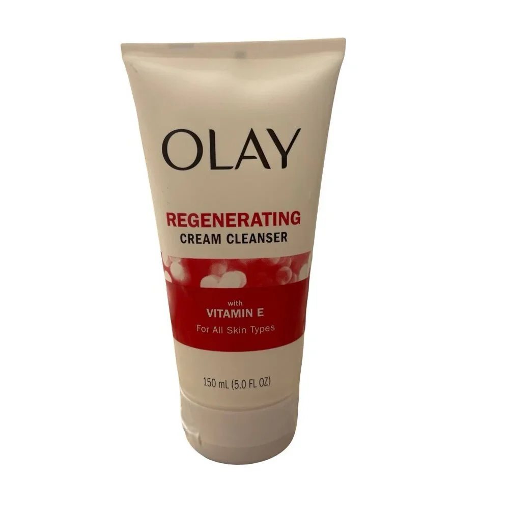 Olay Regenerating Cream Cleanser 5fl oz All Skin Types Gently Exfoliates